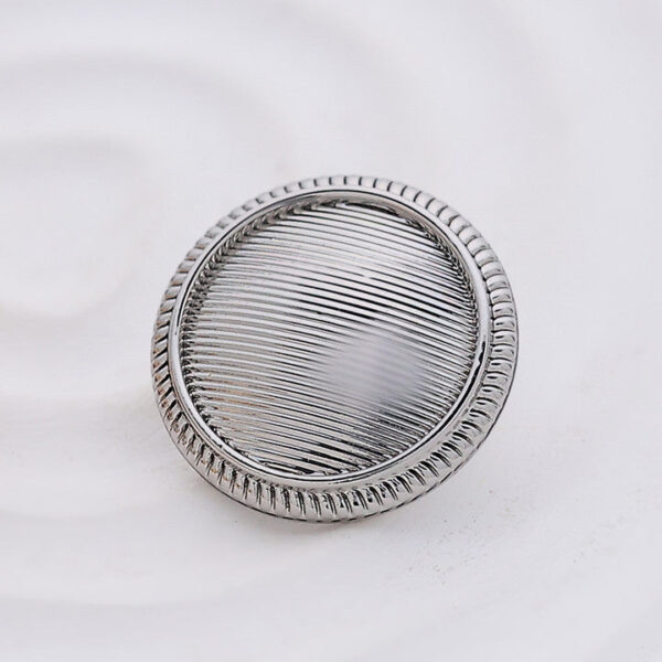 15-22mm Vintage Striped Lace Double-Sided Metal Button 10pcs - Image 6