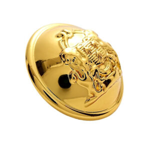French British College Double Lion Metal Button with Handle 5pcs