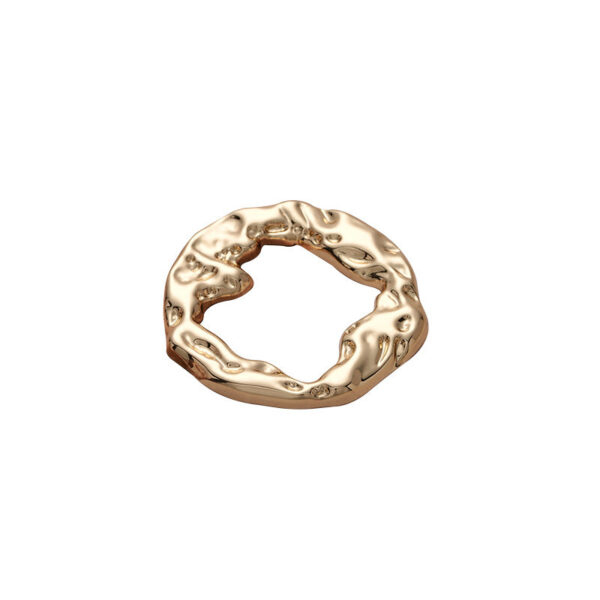 Irregular Rectangular Metal Alloy Adjustment Buckle 3pcs - Image 5