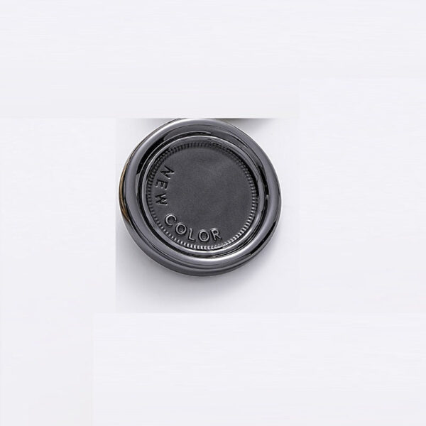 Simple Two-Tone Round Metal Sewing Button with Handle 5PCS - Image 6
