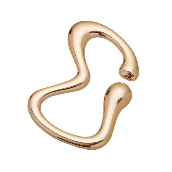 Gold-Plated Zinc Alloy Belt Decorative Adjustable Buckle 3pcs - Image 2