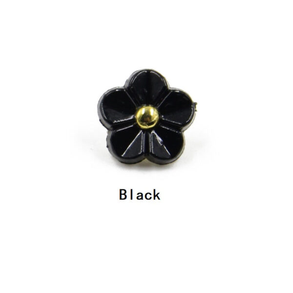 11mm Flower Resin Shank Shirt Decorative Buttons 80 Pack - Image 4