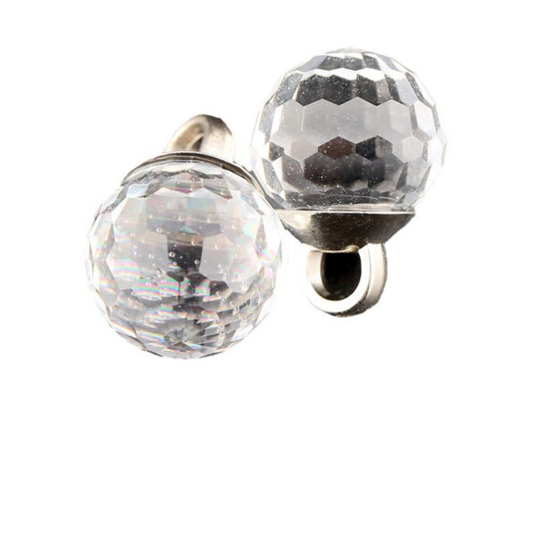 10mm Candy-Colored Glass Spherical Buttons 10pcs - Image 2