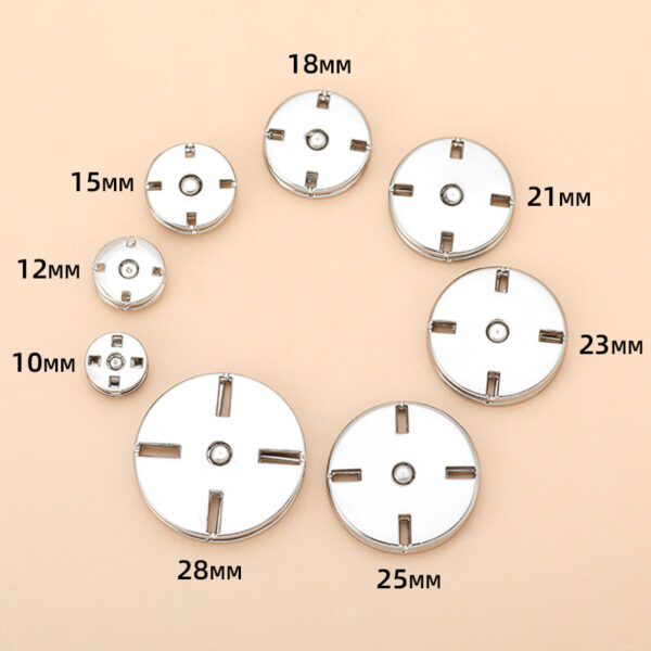 10-25mm Metal Invisible Snap Buttons for Cashmere Sweaters 20pcs - Image 7