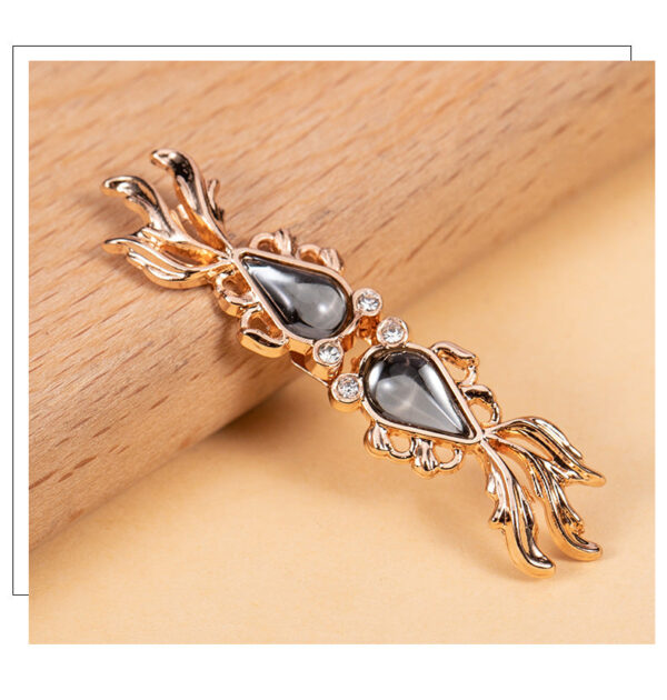 Goldfish-Shaped Cheongsam Frog Closure Metal Chinese Knot Button 12 Pack - Image 3