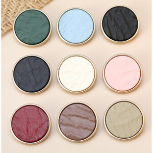 18-28mm Resin Metallic Button Women's Cashmere Coats 45 Pack 