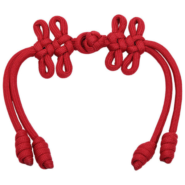 30cm Long Linen Chinese Knot Button, Handmade Frog Closure 4pcs - Image 6