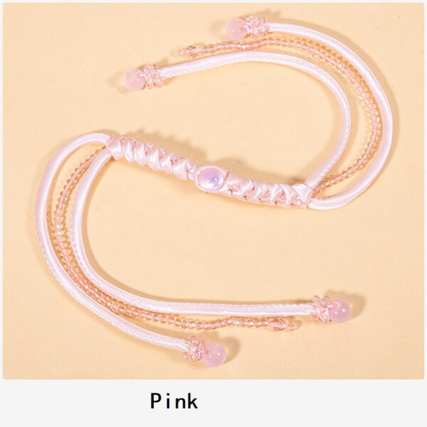 40cm Long Snake Knot Crystal Braid Frog Chinese Knot Button 4pcs - Image 9
