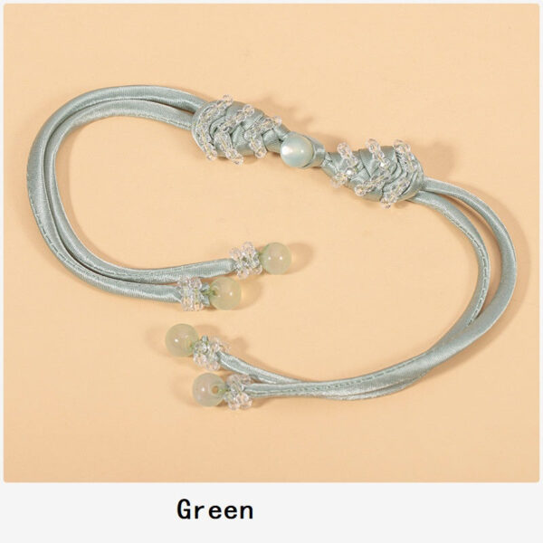 39cm Long-Tailed Pipa Crystal Whip Chinese Knot Button 4pcs - Image 10