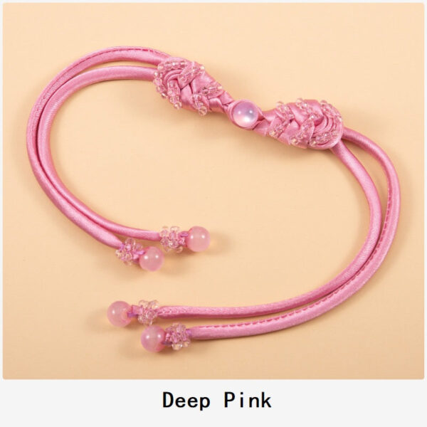 39cm Long-Tailed Pipa Crystal Whip Chinese Knot Button 4pcs - Image 14