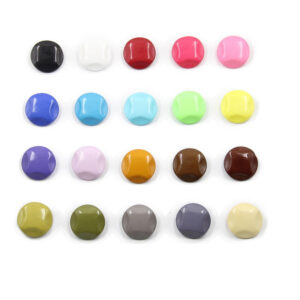 18-30mm 20 Colorful Round Resin Shank Buttons 100 Pack