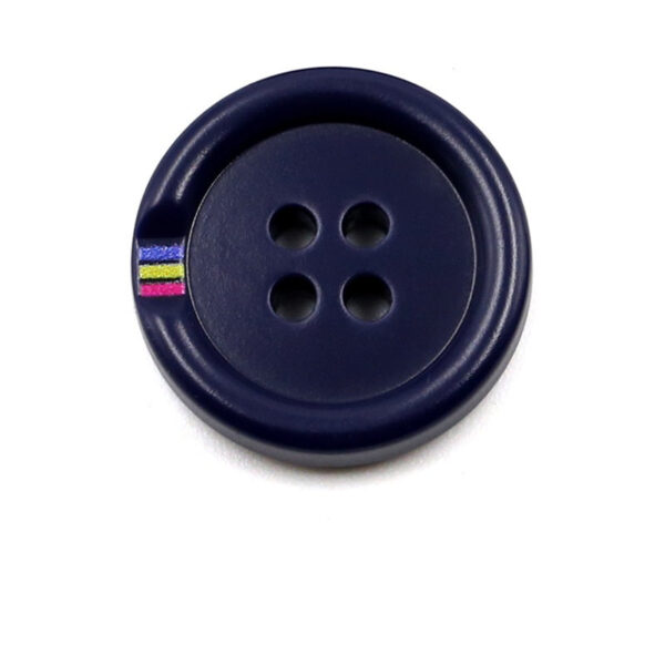 15-25mm Resin Color-Printed Four-Hole Round Buttons 40 Pack - Image 7
