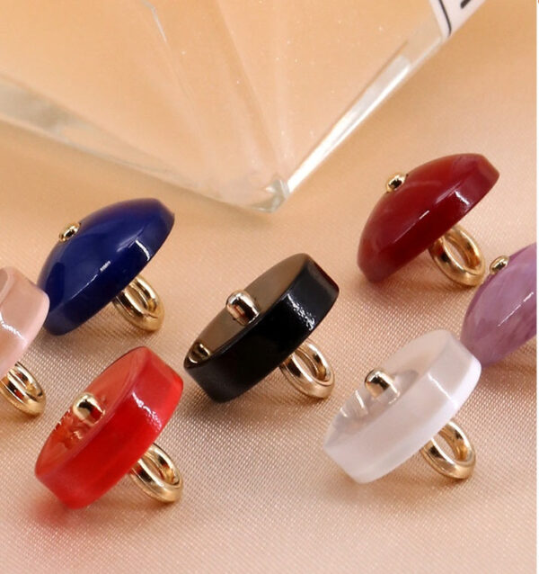 11.5mm Round Resin Buttons with Metal Shank 90 Pack(16 Styles) - Image 5