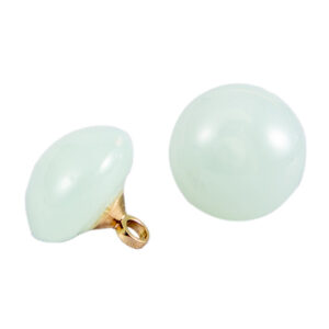 10mm Round Jelly-Colored Resin Buttons for Shirts 50pcs