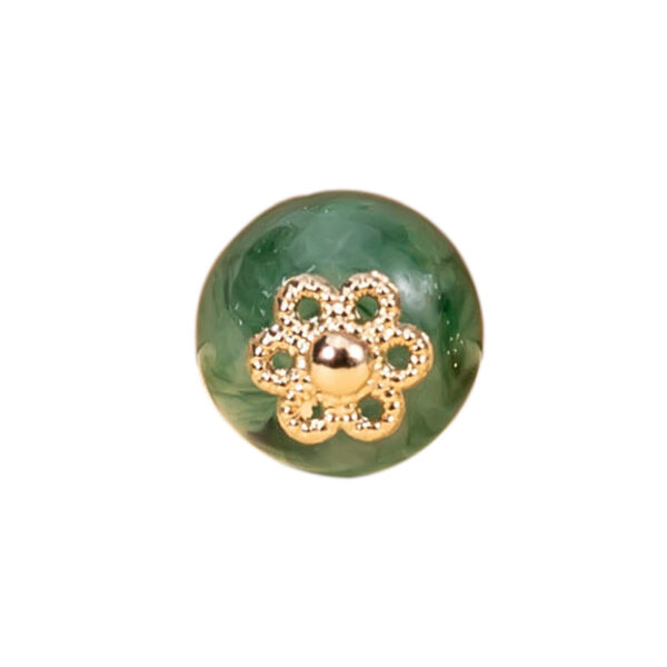 10mm 21-Color Acrylic Bead Chinese Cheongsam Buttons 63 Pack - Image 5