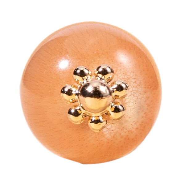 10mm Cat's Eye Stone Round Bead Chinese Cheongsam Button 65 Pack