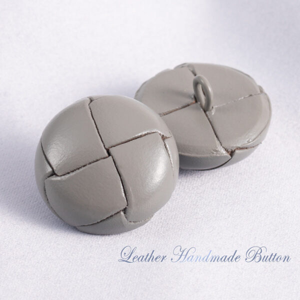 15-28mm Vintage Hand-Woven Genuine Leather Sweater Buttons 5pcs - Image 9