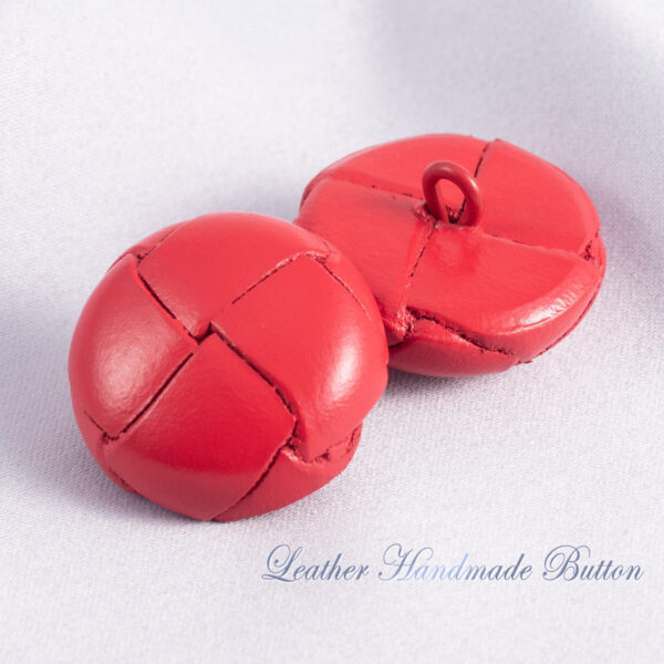15-28mm Vintage Hand-Woven Genuine Leather Sweater Buttons 5pcs - Image 12