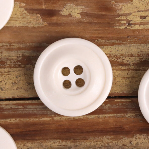 Retro Distressed Bovine Bone Buttons for Men's Jackets Shirts 48 Pack (4 Sizes)