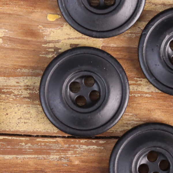 Retro Distressed Bovine Bone Buttons for Men's Jackets Shirts 48 Pack (4 Sizes)