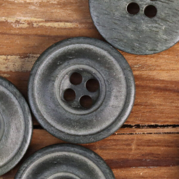 Retro Distressed Bovine Bone Buttons for Men's Jackets Shirts 48 Pack (4 Sizes)