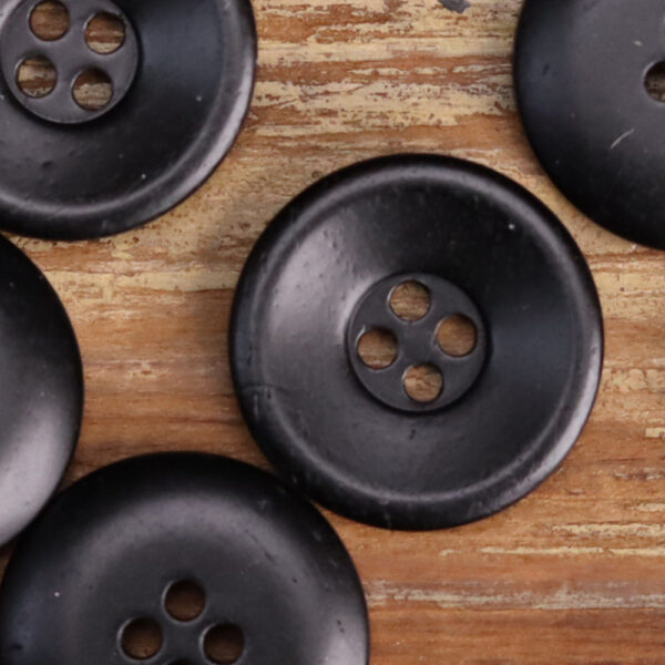 Bowl-Shaped Vintage Distressed Genuine Bovine Bone Buttons 15 Pack - Image 6