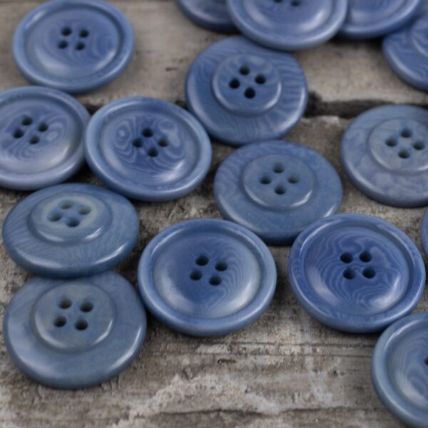 23mm Sky Blue Corozo Buttons for Sweater Knitwear 12pcs - Image 6