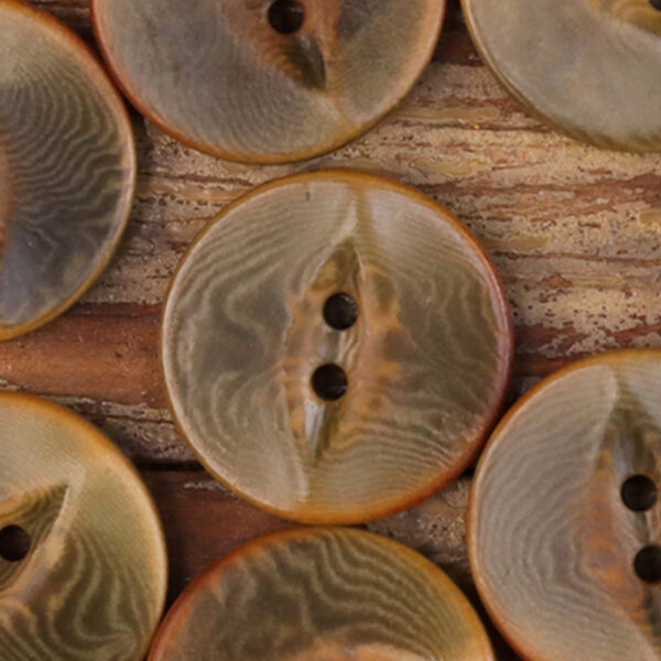 Natural Reddish-Brown Gray Fish-Eye Palm Nut Shell Buttons 20 Pack - Image 5