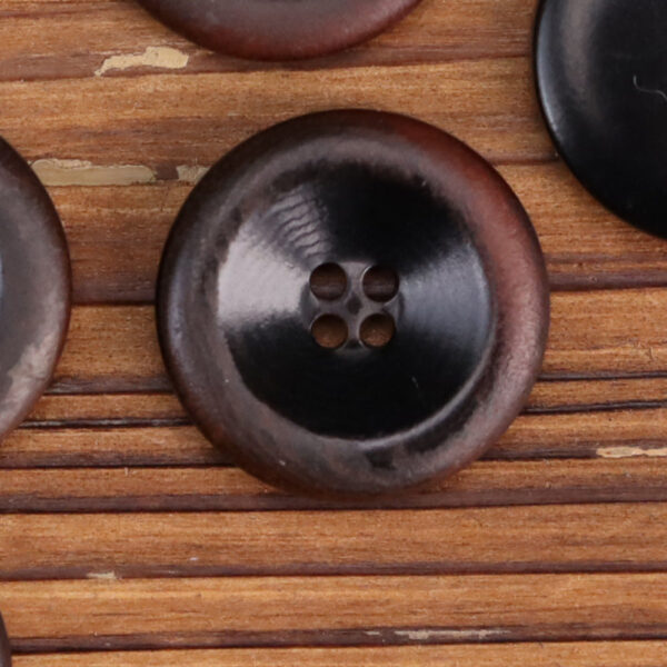 15-25mm Retro Burnished Palm Tree Nut Shell Buttons 25 Pack - Image 7