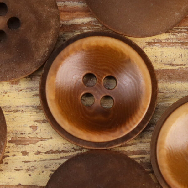 Frosted Retro Natural Fruit Bowl-Shaped Buttons for Sweater Jackets 20 Pack - Image 6