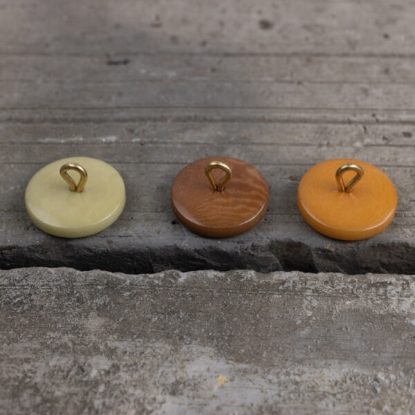 11.5-20mm Dark Coffee Fruit Buttons for Shirts Trousers 12pcs - Image 4
