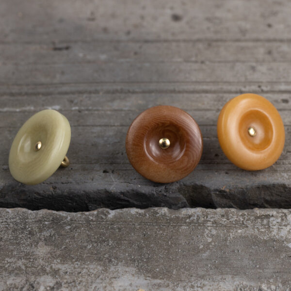 11.5-20mm Dark Coffee Fruit Buttons for Shirts Trousers 12pcs - Image 3