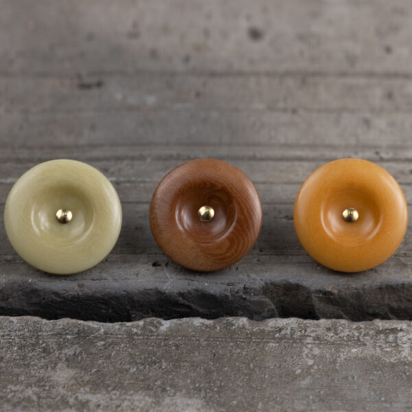 11.5-20mm Dark Coffee Fruit Buttons for Shirts Trousers 12pcs - Image 2