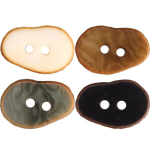 Peanut-Shaped Natural Fruit Buttons for Children's Cardigans 20 Pack 