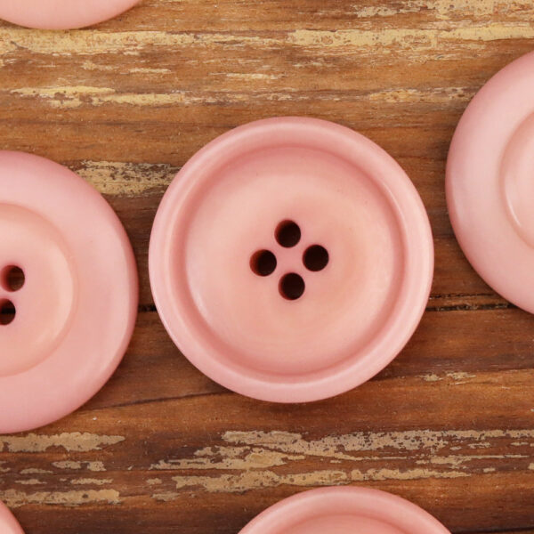 Dark Coffee Pink Blue Natural Eco-Friendly Corozo Buttons 20 Pack (4 Sizes) - Image 5