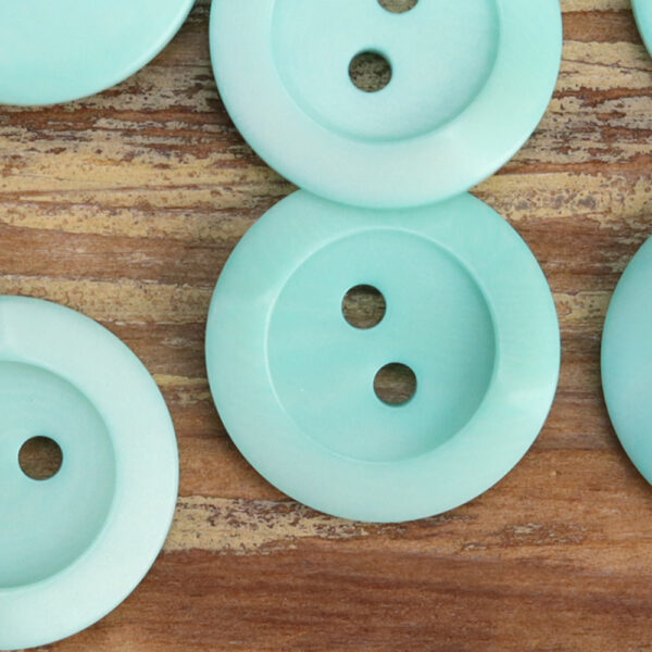 Sky Blue Irregular Surface Corozo 2 Hole Buttons for Shirts Cardigans 20 Pack - Image 8