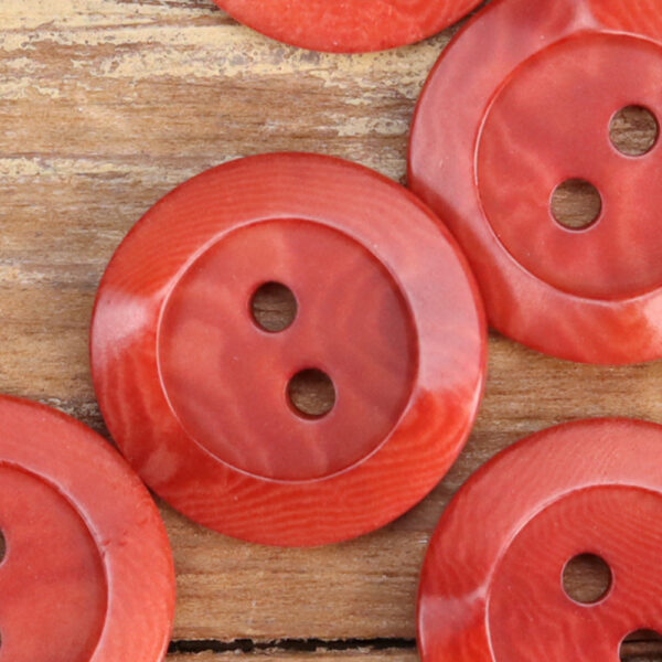 Sky Blue Irregular Surface Corozo 2 Hole Buttons for Shirts Cardigans 20 Pack - Image 7