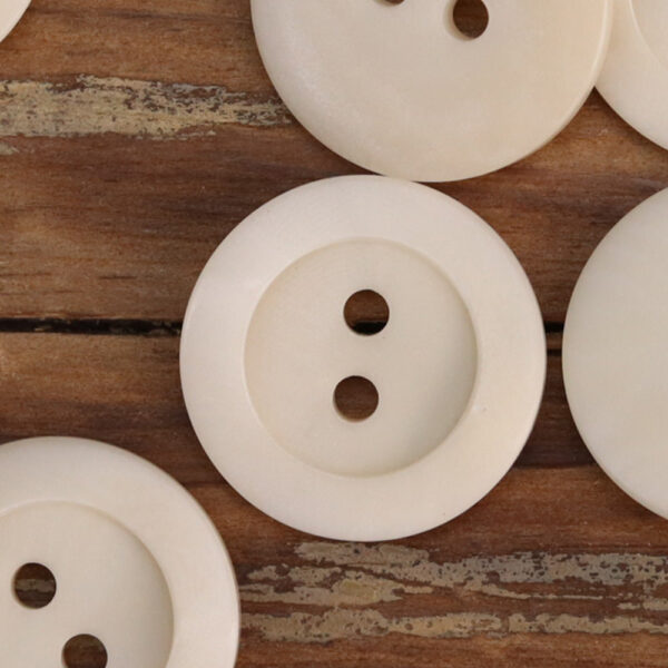 Sky Blue Irregular Surface Corozo 2 Hole Buttons for Shirts Cardigans 20 Pack - Image 6