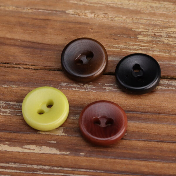 11.5MM Natural Tagut Nut Corozo Two-Hole Buttons 20 Pack (4 Colors) - Image 4
