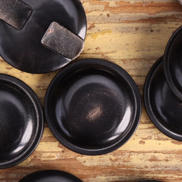High-Cap Genuine Horn Blind Coat Buttons -15 Pack (3 Sizes) - Image 5