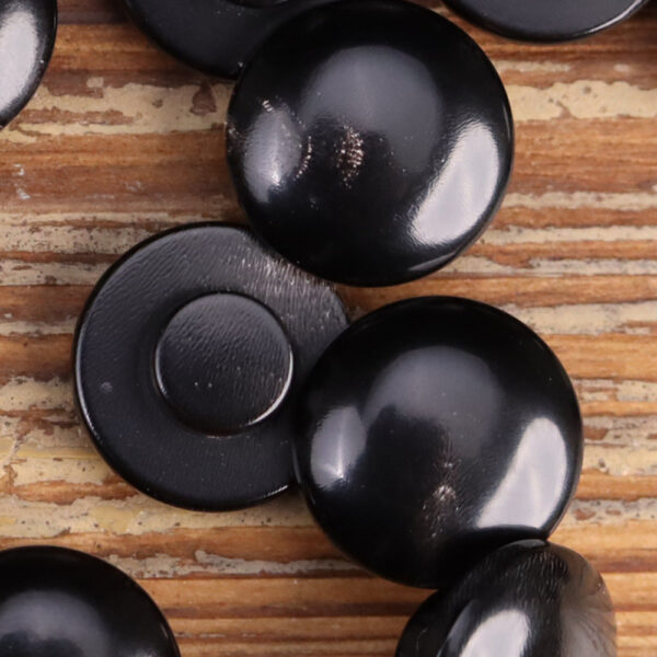 11.5/12.5mm Chinese Style Natural Horn Qipao Shank Buttons 12pcs - Image 6