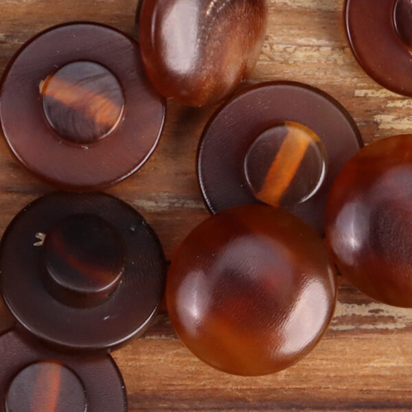 11.5/12.5mm Chinese Style Natural Horn Qipao Shank Buttons 12pcs - Image 7