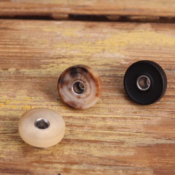 18mm Matte High-End Genuine Horn Rivet Stud Buttons 2pcs - Image 5
