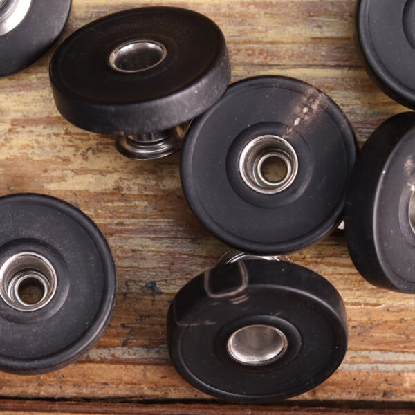 18mm Matte High-End Genuine Horn Rivet Stud Buttons 2pcs - Image 6