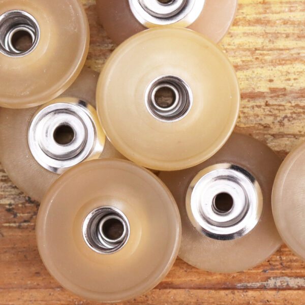 18mm Matte High-End Genuine Horn Rivet Stud Buttons 2pcs - Image 7