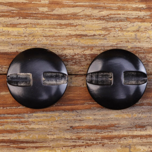 25MM Genuine Horn Imitation Bark Irregular Texture Coat Buttons 20PCS - Image 2