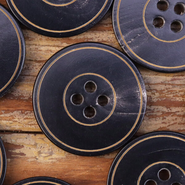 15-25mm Flat Grooved Laser Horn Buttons for Jackets 20 Pack (5 Sizes) - Image 6