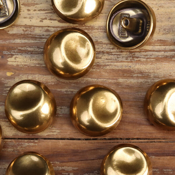 Vintage Luxury Metal Hand-Sewn Buttons for Women's Coats 18 Pack