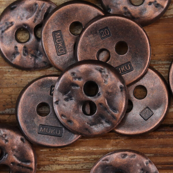 Two-Hole Irregular Textured Metal Zinc Alloy Buttons 20 Pack - Image 7