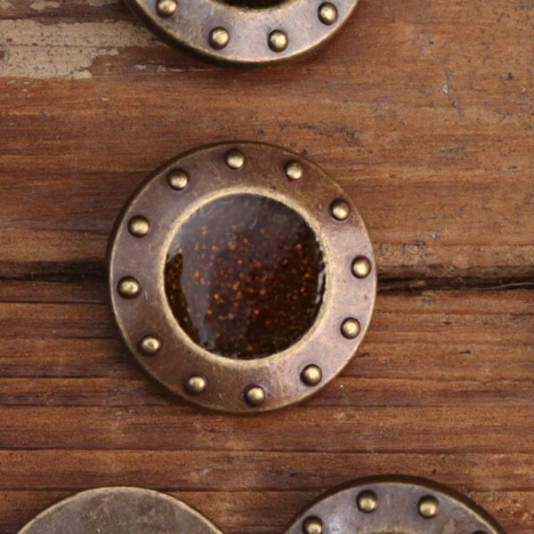 11.5mm/20mm Retro Palace Style Metal Hand-Sewn Buttons 20 Pack - Image 8
